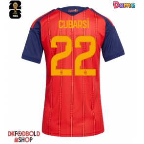 Spanien Pau Cubarsi #22 Hjemmebanetrøje Dame VM 2026 Kort ærmer